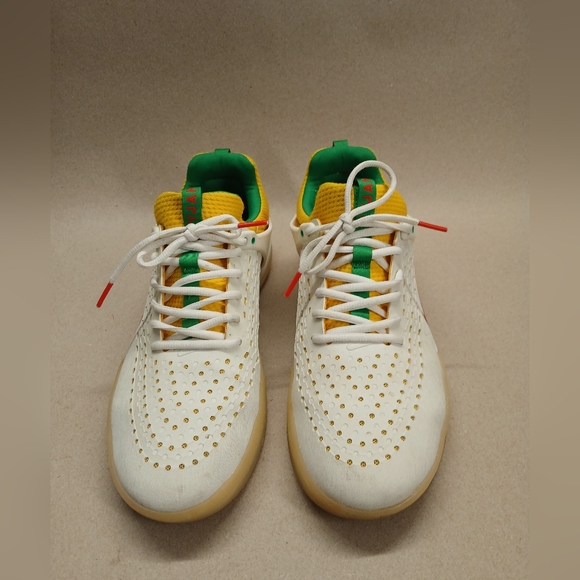 Nike SB Zoom Nyjah 3 White and Yellow Sneakers - Picture 3 of 16